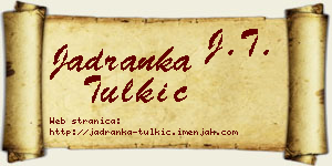 Jadranka Tulkić vizit kartica